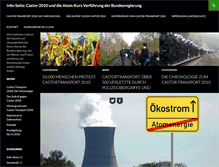 Tablet Screenshot of castor2010.de